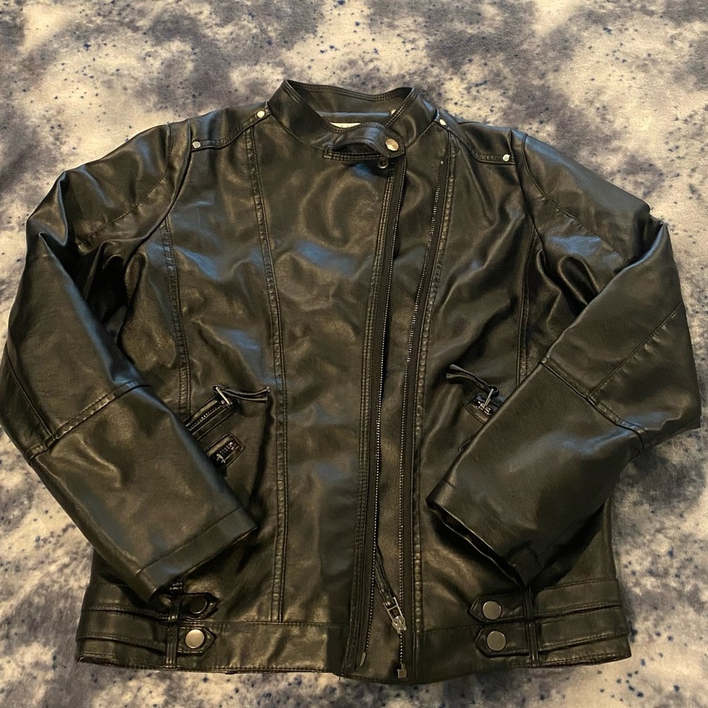 Faux Leather Jacket
